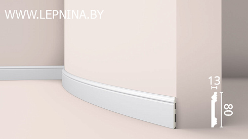 Плинтус NMC FL1 FLEX 80х12мм 18шт/кор